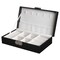 Generic Multifunctional Solid Color Jewelry Storage Box Earring Ring Necklace Organizer